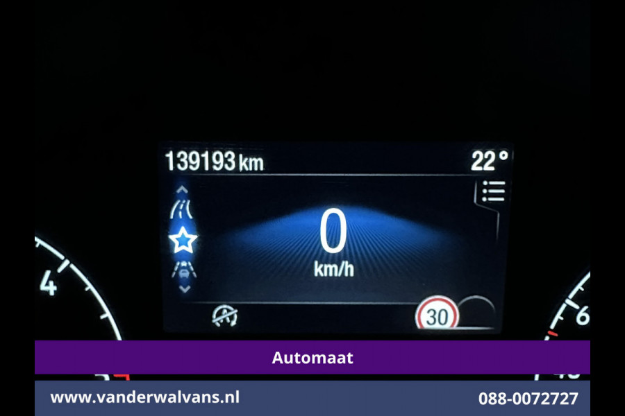 Ford Transit Connect 1.5 EcoBlue 120pk Automaat L2H1 Inrichting Euro6 Airco | 2x Zijdeur | 3-Zits | Camera | Navigatie | Cruisecontrol Apple Carplay, Android Auto, Stoelverwarming, Verwarmde voorruit, Parkeersensoren, Bijrijdersbank