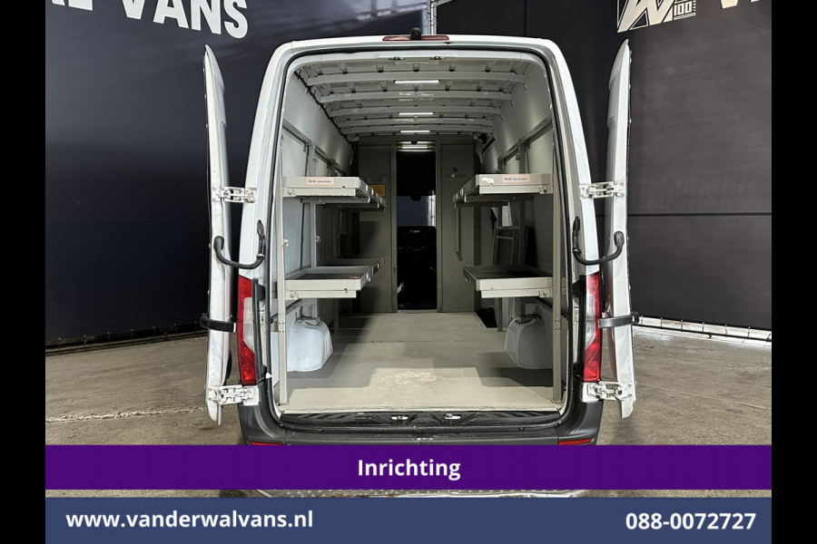 Mercedes-Benz Sprinter 311 CDI Automaat L3H2 *PostNL inrichting* Euro6 Airco | Camera | Schappen Doorloopdeur, 270 Gr. achterdeuren, Sidebars