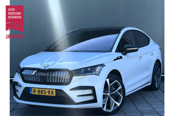 Škoda ENYAQ Coupé iV BWJ 2022 | 80 RS | PANO | LEER | TREKHAAK | 21'' LMV | NAVI | CARPLAY | CAMERA A |