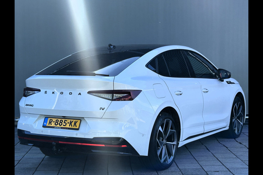 Škoda ENYAQ Coupé iV BWJ 2022 | 80 RS | PANO | LEER | TREKHAAK | 21'' LMV | NAVI | CARPLAY | CAMERA A |