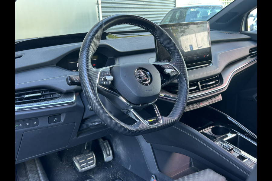 Škoda ENYAQ Coupé iV BWJ 2022 | 80 RS | PANO | LEER | TREKHAAK | 21'' LMV | NAVI | CARPLAY | CAMERA A |