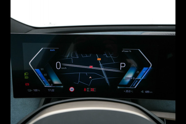 BMW iX xDrive40 Business Edition Plus 77 kWh [ 3-Fase ] {SOH-100%} (INCL-BTW) *PANO | HEAD-UP | TOPVIEW | MASSAGE | LASER-LIGHT | MEMORY-PACK | BOWERS&WILKINS | BLINDSPOT | WIDESCREEN-COCKPIT | HEATED-COMFORTSEATS | DAB | AMBIENTLIGHT | NAVI-FULLMAP | 20''AL