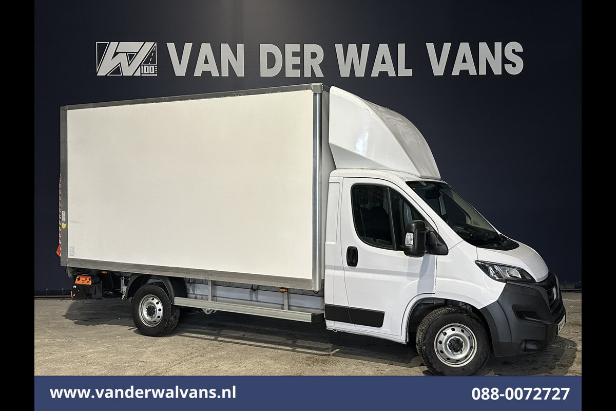 Fiat Ducato 2.2 MultiJet 140pk Bakwagen 222cm Hoog Laadklep Euro6 Airco | Camera | Cruisecontrol Bijrijdersbank, 3000kg trekvermogen