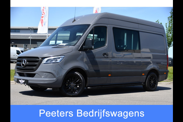 Mercedes-Benz Sprinter 317 1.9 CDI L2H2 DC PB Edition Camera, Cruise, Carplay, 170pk, LED, 3500kg Trekhaak, Automaat, Sensoren, Multimedia, Uniek!