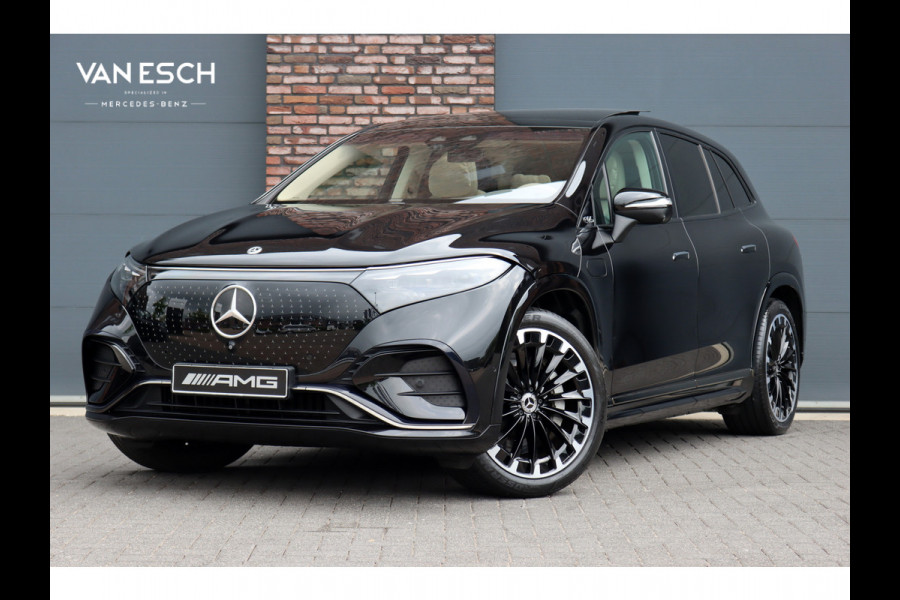 Mercedes-Benz EQS SUV 450+ AMG Line 108 kWh | Luchtvering | Hyperscreen | Achterasbesturing | Massage | Distronic+ | Entertainment Achter | Massage | Burmester | Verwarmd Stuurwiel | Tablet | HUD |