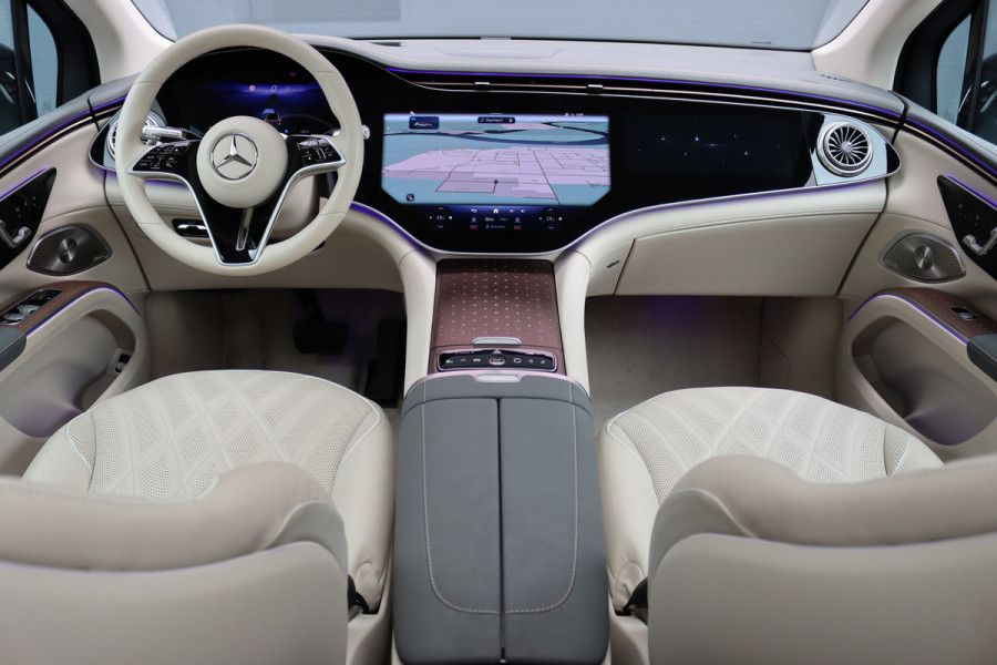 Mercedes-Benz EQS SUV 450+ AMG Line 108 kWh | Luchtvering | Hyperscreen | Achterasbesturing | Massage | Distronic+ | Entertainment Achter | Massage | Burmester | Verwarmd Stuurwiel | Tablet | HUD |