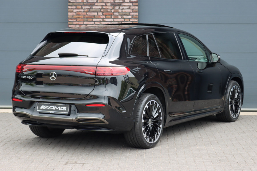 Mercedes-Benz EQS SUV 450+ AMG Line 108 kWh | Luchtvering | Hyperscreen | Achterasbesturing | Massage | Distronic+ | Entertainment Achter | Massage | Burmester | Verwarmd Stuurwiel | Tablet | HUD |