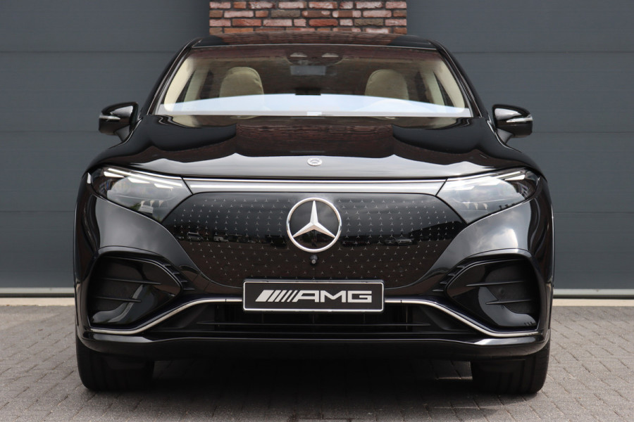 Mercedes-Benz EQS SUV 450+ AMG Line 108 kWh | Luchtvering | Hyperscreen | Achterasbesturing | Massage | Distronic+ | Entertainment Achter | Massage | Burmester | Verwarmd Stuurwiel | Tablet | HUD |