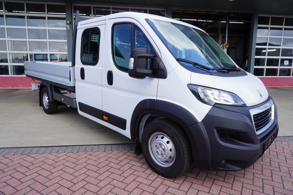 Peugeot Boxer 2.2 BlueHDi 165PK L4 Pick-up dubbelcabine Airco | Cruise | Apple CP-Android  Auto 7 Persoons