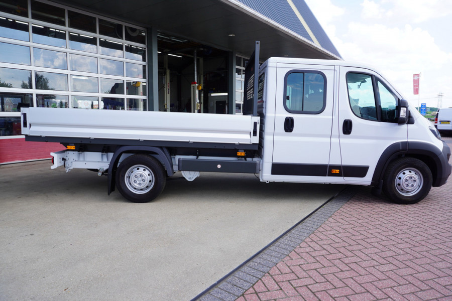 Peugeot Boxer 2.2 BlueHDi 165PK L4 Pick-up dubbelcabine Airco | Cruise | Apple CP-Android  Auto 7 Persoons