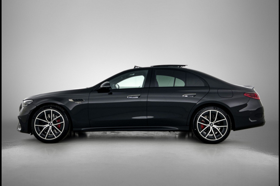 Mercedes-Benz E-Klasse AMG 53 4MATIC+ Night Edition | Premium Plus pakket | AMG Nightpakket ll | Winterpakket | DYNAMIC PLUS pakket | Rijassistentiepakket Plus | USB–pakket Plus | Trekhaak| GUARD 360° plus | Panoramaschuifdak | 360° camera | Burmester® 4D surround sound system |