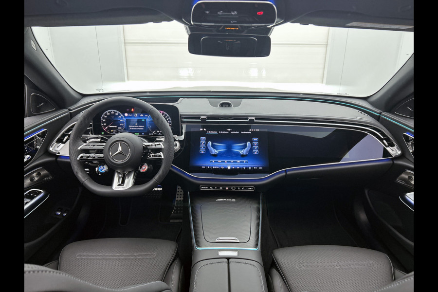 Mercedes-Benz E-Klasse AMG 53 4MATIC+ Night Edition | Premium Plus pakket | AMG Nightpakket ll | Winterpakket | DYNAMIC PLUS pakket | Rijassistentiepakket Plus | USB–pakket Plus | Trekhaak| GUARD 360° plus | Panoramaschuifdak | 360° camera | Burmester® 4D surround sound system |