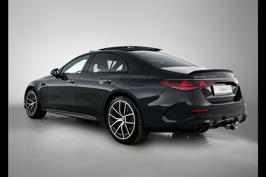 Mercedes-Benz E-Klasse AMG 53 4MATIC+ Night Edition | Premium Plus pakket | AMG Nightpakket ll | Winterpakket | DYNAMIC PLUS pakket | Rijassistentiepakket Plus | USB–pakket Plus | Trekhaak| GUARD 360° plus | Panoramaschuifdak | 360° camera | Burmester® 4D surround sound system |