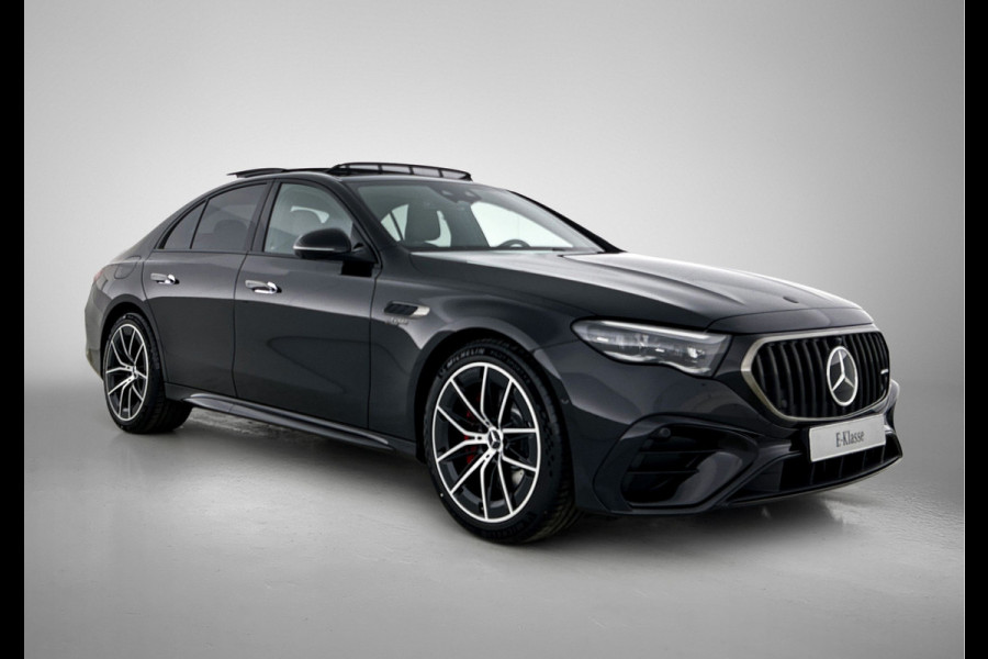 Mercedes-Benz E-Klasse AMG 53 4MATIC+ Night Edition | Premium Plus pakket | AMG Nightpakket ll | Winterpakket | DYNAMIC PLUS pakket | Rijassistentiepakket Plus | USB–pakket Plus | Trekhaak| GUARD 360° plus | Panoramaschuifdak | 360° camera | Burmester® 4D surround sound system |