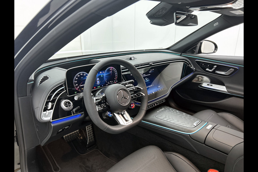 Mercedes-Benz E-Klasse AMG 53 4MATIC+ Night Edition | Premium Plus pakket | AMG Nightpakket ll | Winterpakket | DYNAMIC PLUS pakket | Rijassistentiepakket Plus | USB–pakket Plus | Trekhaak| GUARD 360° plus | Panoramaschuifdak | 360° camera | Burmester® 4D surround sound system |