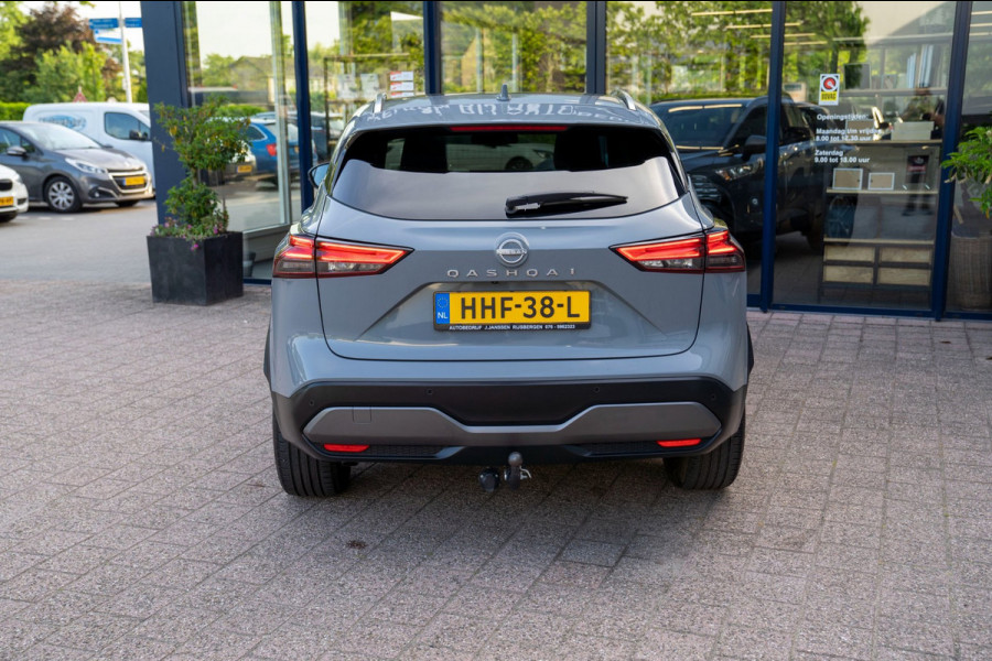 Nissan QASHQAI 1.3 MHEV N-Connecta |Prijs rijklaar incl 12 mnd garantie| 360 Camera Blindspot Panodak Trekhaak Elek klep