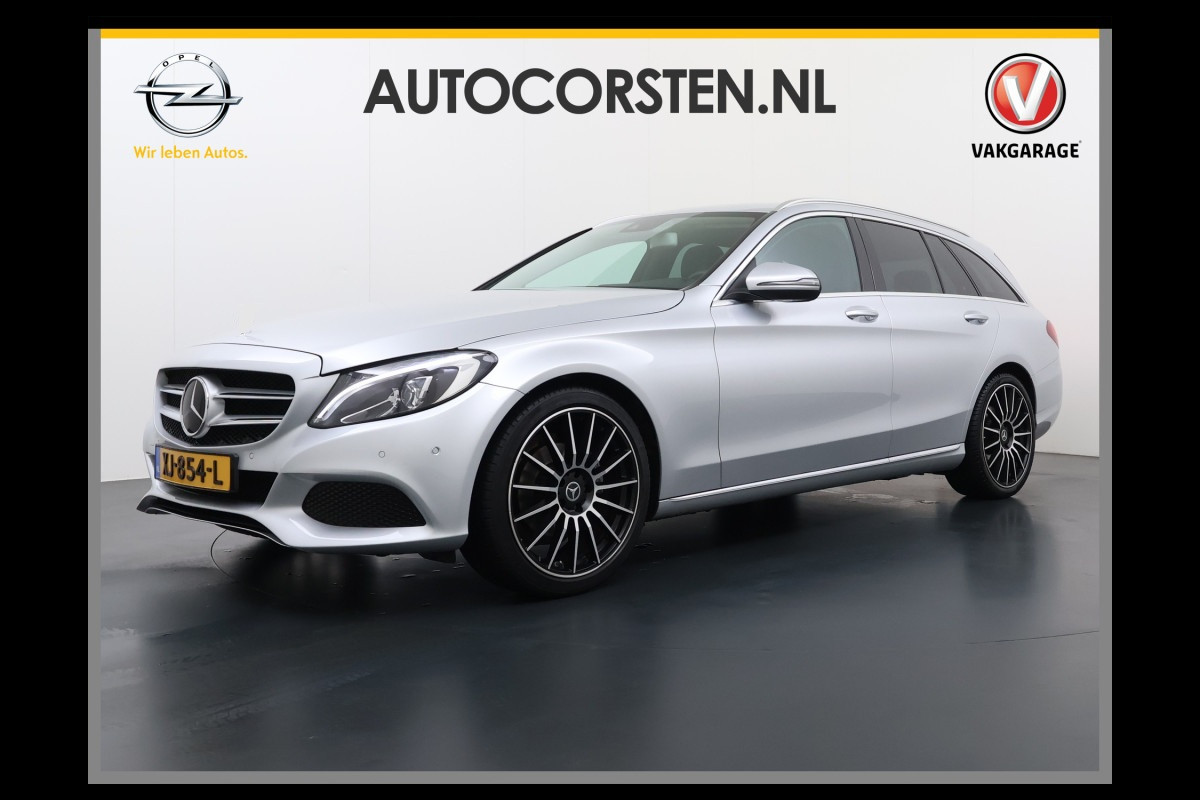 Mercedes-Benz C-Klasse Estate 180T 157PK Automaat Premium Plus Trekhaak Adap.Cruise Distronic Plus Navi Ecc Pdc Led Stoelverwarming Elek.Stoelen Elek.Achterklep Isofix Lmv 19" Bluetooth