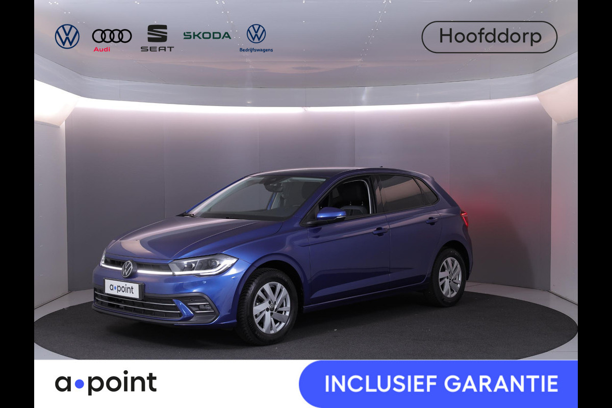 Volkswagen Polo 1.0 TSI Style 95 pk Automaat (DSG) | Navigatie | Parkeersensoren | Adaptieve cruise control | Matrix LED koplampen | Stoelverwarming |