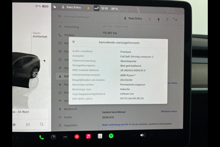Tesla Model Y Long Range AWD 75 kWh [ 3-Fase ] {SOH-91%} (INCL.BTW)  Aut. *PANO | LEATHER | AUTO-PILOT | NAVI-FULLMAP | MATRIX-LED | KEYLESS | CAMERA | DAB+ | HEATED-COMFORTSEATS | PRIVACYGLASS | TOPVIEW*