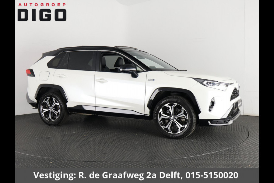Toyota RAV4 2.5 Plug-in Hybrid AWD Bi-Tone Plus | 1500 KG trekgewicht | JBL Audio | Stoelverwarming & ventilatie | Memory Seats | Schuif-/Kanteldak | Navigatie