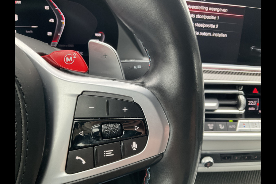 BMW X6 M Competition 626PK BTW Bowers&Wilkins Tanzanite Nachtzicht Massage Stoelverw+Koeling Trekhaak