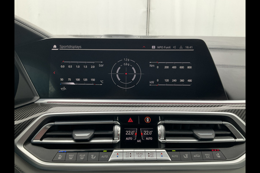 BMW X6 M Competition 626PK BTW Bowers&Wilkins Tanzanite Nachtzicht Massage Stoelverw+Koeling Trekhaak