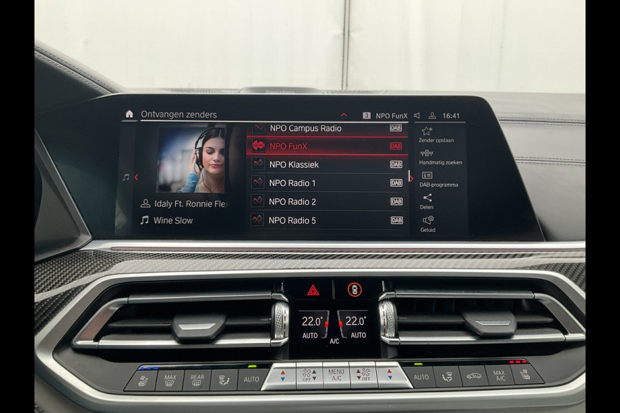 BMW X6 M Competition 626PK BTW Bowers&Wilkins Tanzanite Nachtzicht Massage Stoelverw+Koeling Trekhaak