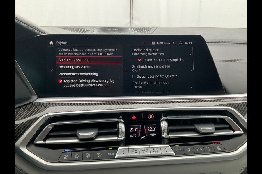 BMW X6 M Competition 626PK BTW Bowers&Wilkins Tanzanite Nachtzicht Massage Stoelverw+Koeling Trekhaak