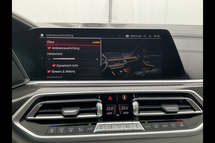 BMW X6 M Competition 626PK BTW Bowers&Wilkins Tanzanite Nachtzicht Massage Stoelverw+Koeling Trekhaak