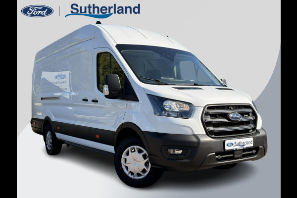 Ford Transit 350 2.0 TDCI L4H3 Trend RWD | 130pk | Navigatiesysteem SYNC4 | Stoelverwarming  | Elektrisch inklapbare buitenspiegels | Elektrisch verstelbare bestuurdersstoel | Passagiersairbag | Allweather banden | Laadruimte beschermingspakket | 150 watt/230V aansluitpunt tussen voorstoelen | Handmatige regeneratie roetfilter | Reservewiel | Centrale dubbele vergrendeling | LED Downlighter