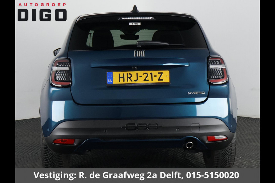 Fiat 600 1.2 Hybrid La Prima | Apple Carplay & AndroidAUTO | Dodehoek detectie | Parkeersensoren