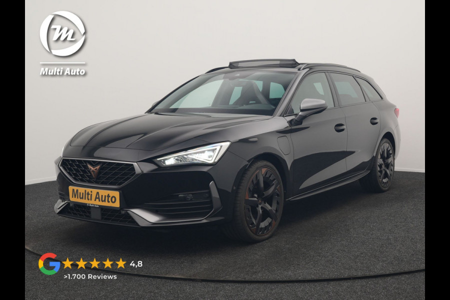 CUPRA Leon Sportstourer 1.4 e-Hybrid VZ Copper Edition PHEV 245pk Dealer O.H. | Panodak | Adaptive Cruise | Camera | Lederen Sportstoelen Memory & Verwarmd | Sfeerverlichting | Stuur Verwarmd | Apple Carplay | Keyless | Blis | Navigatie | DAB | Plug In Hybrid |