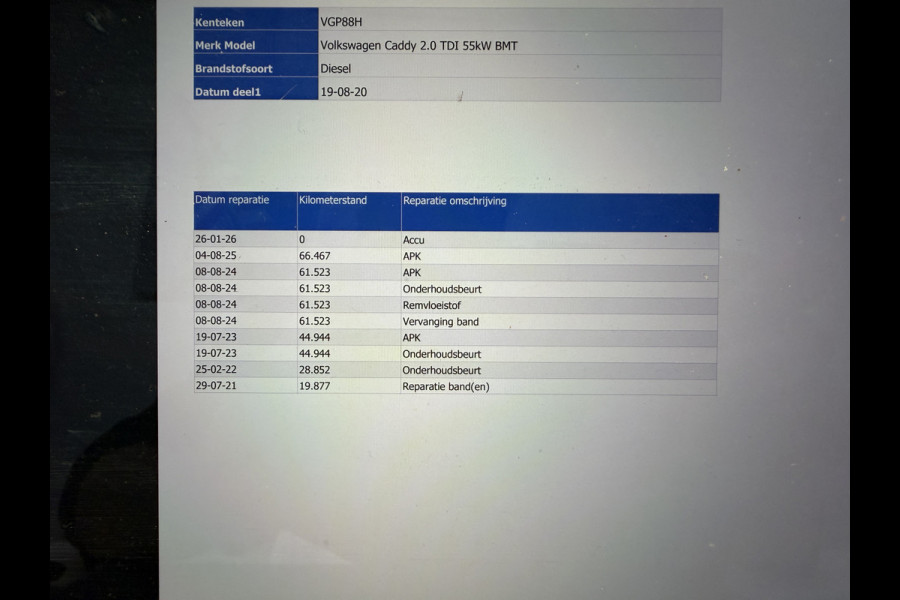 Volkswagen Caddy 2.0 TDI Euro 6 L1H1 BMT Trendline CarPlay/navigatie systeem
