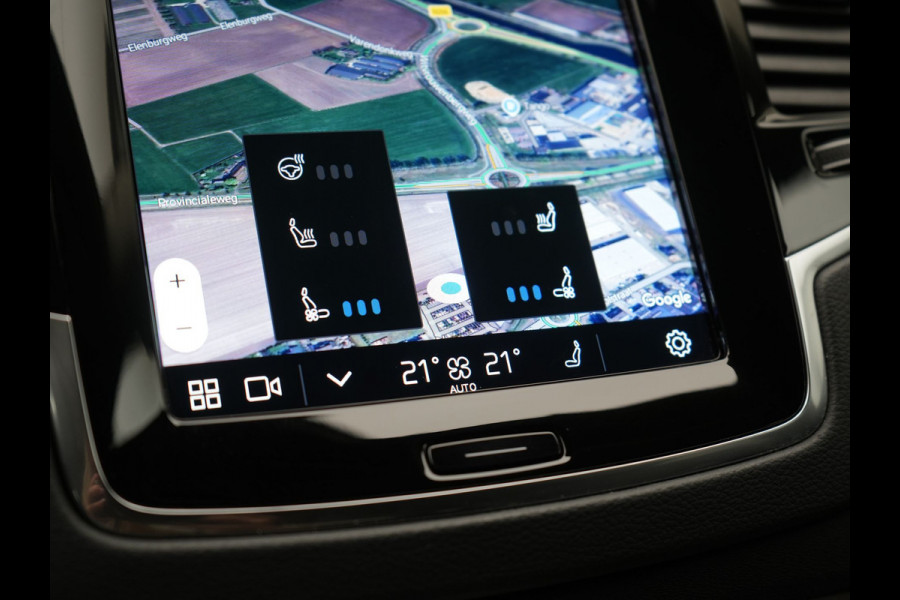 Volvo XC90 T8 Recharge AWD Plus Bright 7 Persoons LONG RANGE PHEV 455pk Dealer O.H. | Trekhaak Af Fabriek | Luchtvering | Adaptive Cruise | Harman / Kardon | Lederen Sportstoelen Ventilatie & Memory | 360 Camera | Stoelen & Stuur Verwarmd | Keyless | Blis | Google Assistent  | Plug In Hybrid |