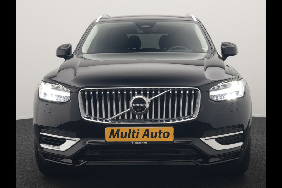 Volvo XC90 T8 Recharge AWD Plus Bright 7 Persoons LONG RANGE PHEV 455pk Dealer O.H. | Trekhaak Af Fabriek | Luchtvering | Adaptive Cruise | Harman / Kardon | Lederen Sportstoelen Ventilatie & Memory | 360 Camera | Stoelen & Stuur Verwarmd | Keyless | Blis | Google Assistent  | Plug In Hybrid |