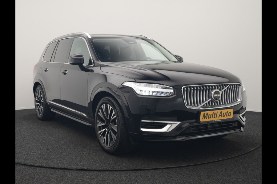 Volvo XC90 T8 Recharge AWD Plus Bright 7 Persoons LONG RANGE PHEV 455pk Dealer O.H. | Trekhaak Af Fabriek | Luchtvering | Adaptive Cruise | Harman / Kardon | Lederen Sportstoelen Ventilatie & Memory | 360 Camera | Stoelen & Stuur Verwarmd | Keyless | Blis | Google Assistent  | Plug In Hybrid |