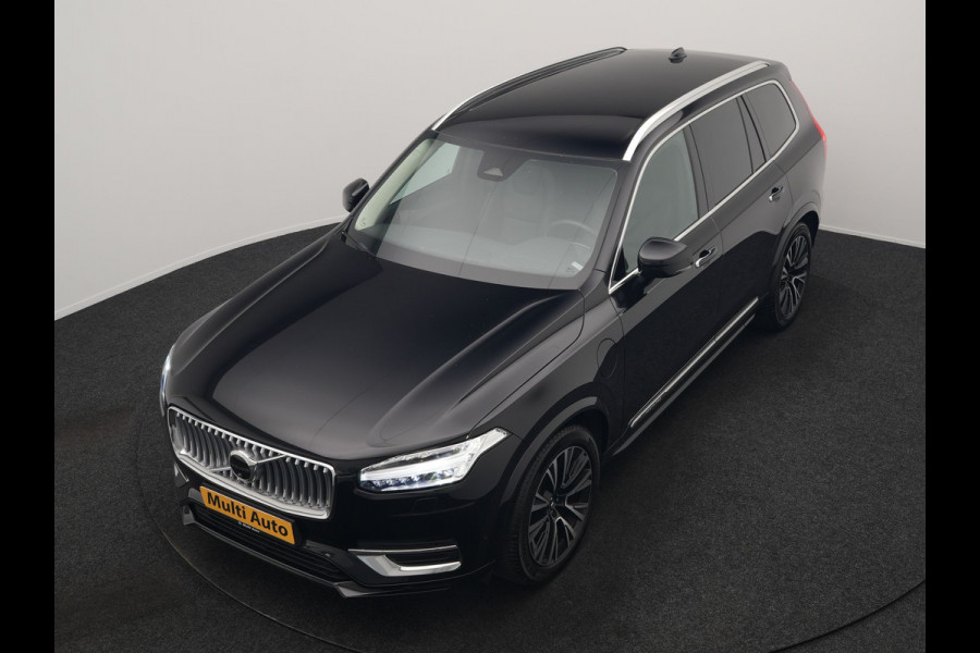 Volvo XC90 T8 Recharge AWD Plus Bright 7 Persoons LONG RANGE PHEV 455pk Dealer O.H. | Trekhaak Af Fabriek | Luchtvering | Adaptive Cruise | Harman / Kardon | Lederen Sportstoelen Ventilatie & Memory | 360 Camera | Stoelen & Stuur Verwarmd | Keyless | Blis | Google Assistent  | Plug In Hybrid |