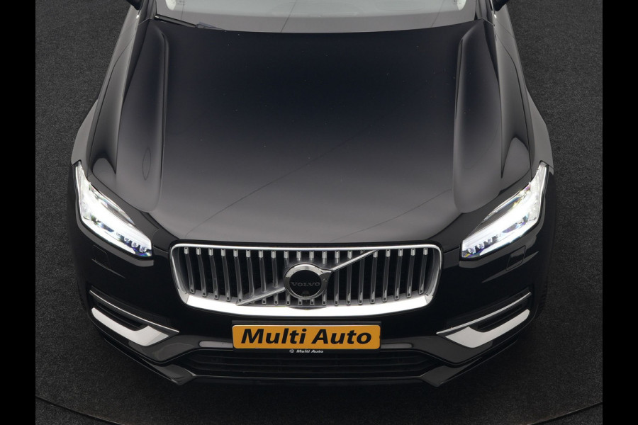 Volvo XC90 T8 Recharge AWD Plus Bright 7 Persoons LONG RANGE PHEV 455pk Dealer O.H. | Trekhaak Af Fabriek | Luchtvering | Adaptive Cruise | Harman / Kardon | Lederen Sportstoelen Ventilatie & Memory | 360 Camera | Stoelen & Stuur Verwarmd | Keyless | Blis | Google Assistent  | Plug In Hybrid |