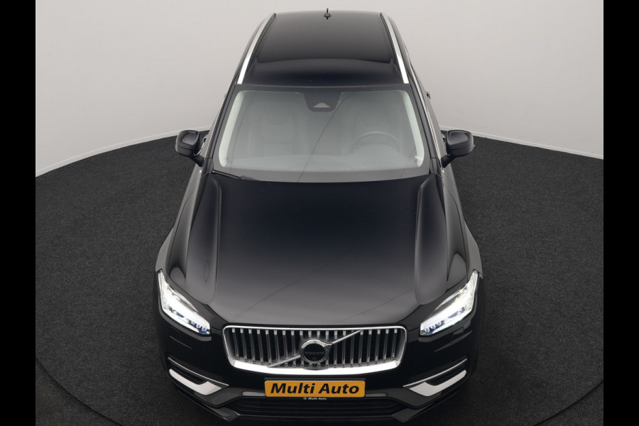 Volvo XC90 T8 Recharge AWD Plus Bright 7 Persoons LONG RANGE PHEV 455pk Dealer O.H. | Trekhaak Af Fabriek | Luchtvering | Adaptive Cruise | Harman / Kardon | Lederen Sportstoelen Ventilatie & Memory | 360 Camera | Stoelen & Stuur Verwarmd | Keyless | Blis | Google Assistent  | Plug In Hybrid |
