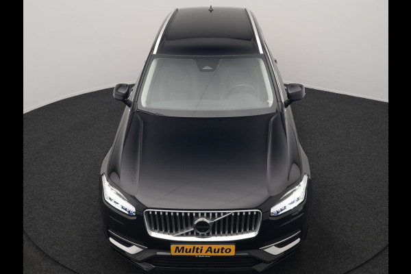Volvo XC90 T8 Recharge AWD Plus Bright 7 Persoons LONG RANGE PHEV 455pk Dealer O.H. | Trekhaak Af Fabriek | Luchtvering | Adaptive Cruise | Harman / Kardon | Lederen Sportstoelen Ventilatie & Memory | 360 Camera | Stoelen & Stuur Verwarmd | Keyless | Blis | Google Assistent  | Plug In Hybrid |
