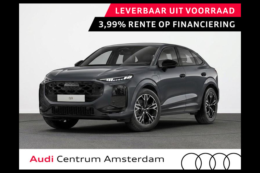 Audi Q3 Sportback S edition e-hybrid 272 pk | Techniekpakket plus | Lederen sportstoelen | Optiekpakket zwart | Privacy glas |