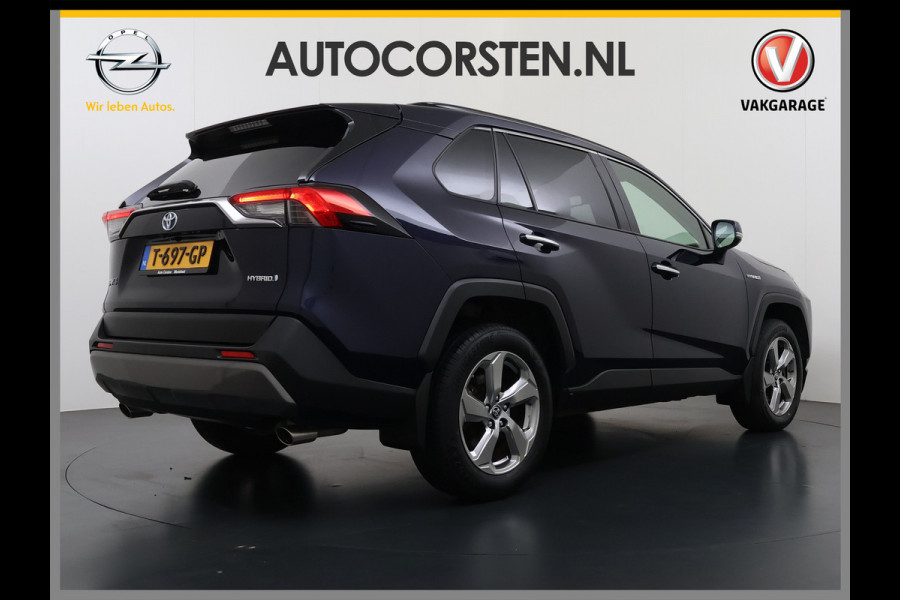 Toyota RAV4 2.5I Hybrid Leder+Verwarming+Memory Adap.Cruise Navi Camera Ecc Apple Carplay Android Auto Miracast™ Elek.Achterklep Active Stuur+Voorruit+Achterbankverwarming Keyless Lane Assist Privacy Glas Lmv Elek.Stoel Bluetooth Led