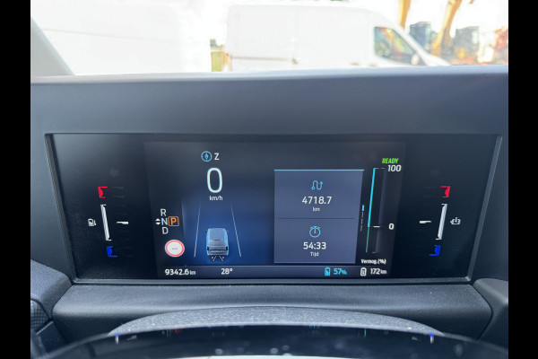 Ford E-Transit Custom 71kWh 140PK Elektrisch 344km WLTP 2300kg Trekvermogen BEV Snelladen Stoel + Stuur verwarming LED Adaptieve Cruise Camera Carplay Parkeersensoren v+a