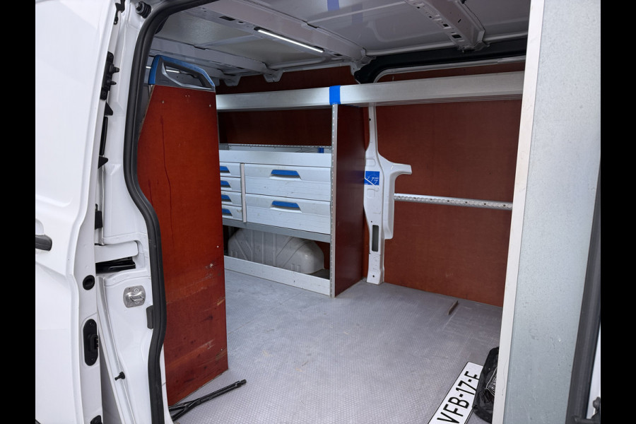 Ford Transit Custom 340 2.0TDCI 130PK L2H1 Sortimo Inperiaal+Ladder Trekhaak Cruise Control Airco Stoelverwarming Pdc Trend Betonplex Vloer Wandbetimmering Inbouwkasten Led