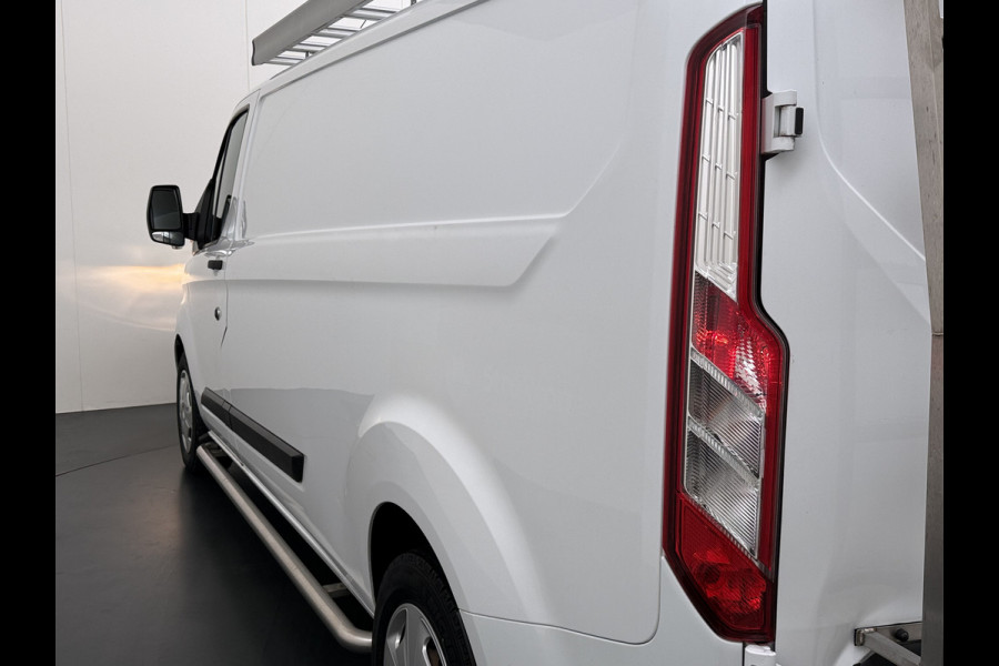 Ford Transit Custom 340 2.0TDCI 130PK L2H1 Sortimo Inperiaal+Ladder Trekhaak Cruise Control Airco Stoelverwarming Pdc Trend Betonplex Vloer Wandbetimmering Inbouwkasten Led