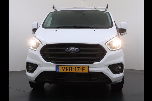 Ford Transit Custom 340 2.0TDCI 130PK L2H1 Sortimo Inperiaal+Ladder Trekhaak Cruise Control Airco Stoelverwarming Pdc Trend Betonplex Vloer Wandbetimmering Inbouwkasten Led