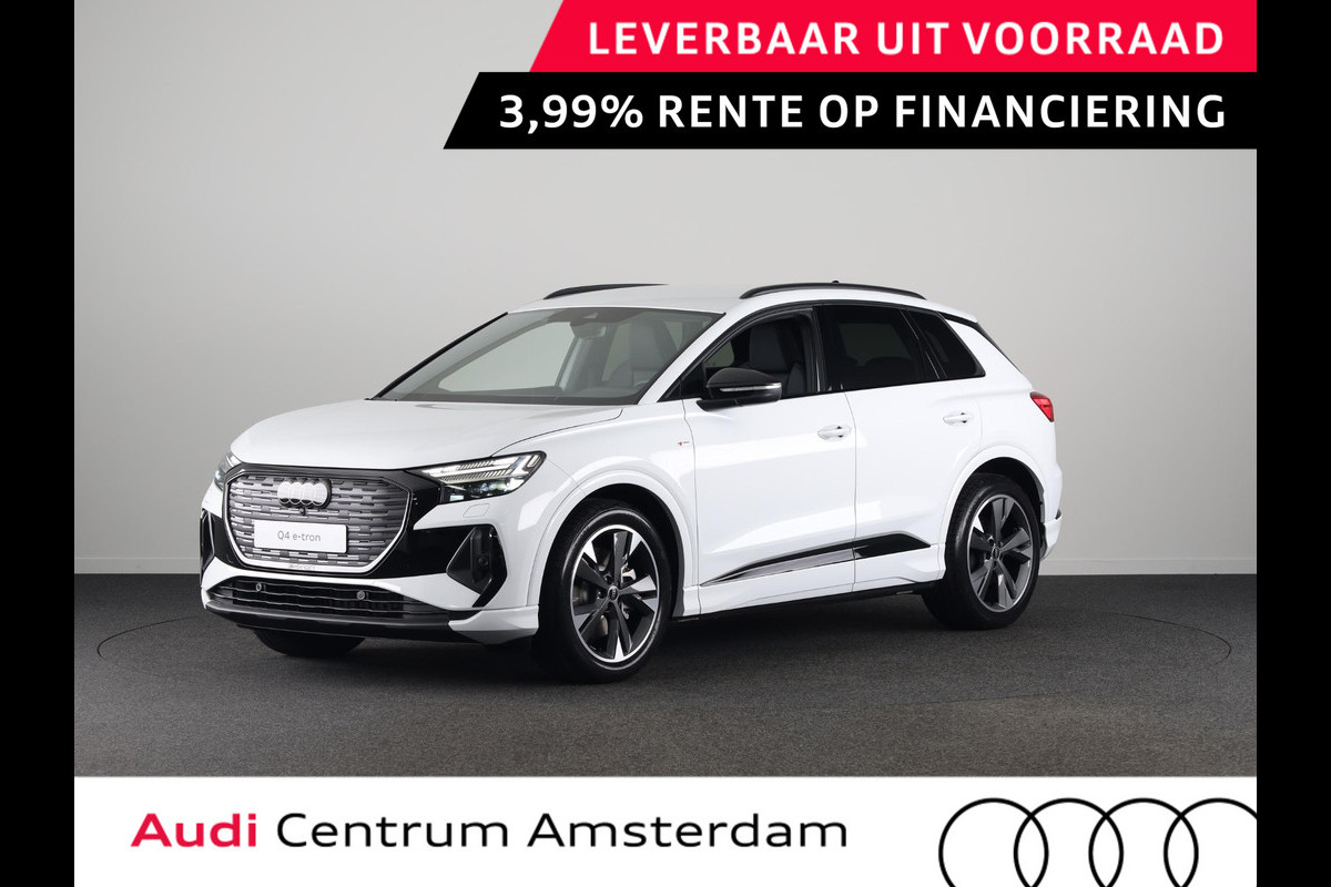Audi Q4 e-tron 45 S edition Competition e-tron 82 kWh 286 pk | Assistentiepakket plus | Comfortpakket plus | Ambient verlichting | Optiekpakket zwart plus |