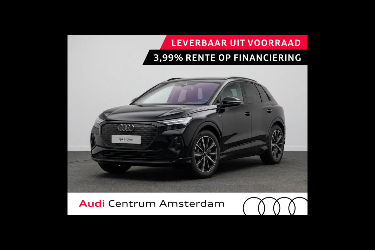 Audi Q4 e-tron 45 S edition Competition 82 kWh 286 pk | Assistentiepakket plus | Comfortpakket | Lichtpakket plus ambient light | Optiekpakket zwart plus |