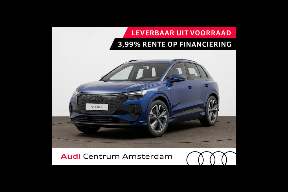 Audi Q4 e-tron 45 S edition Competition 82 kWh 286 pk | Assistentiepakket plus | Comfortpakket | Lichtpakket plus ambient light | Trekhaak |