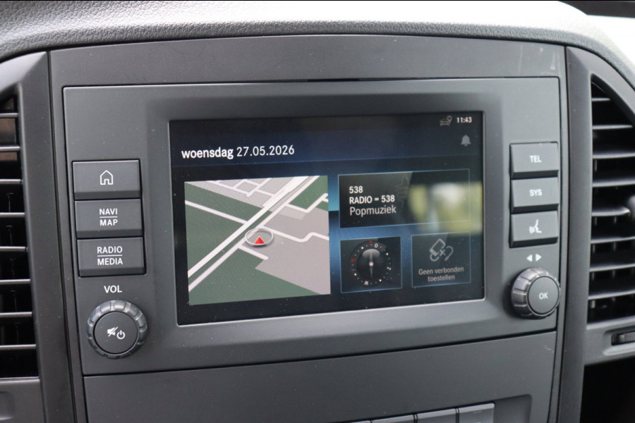 Mercedes-Benz EVITO TOURER PRO L3 90 kWh 350km 9-persoons 37.967,ex. l-vloerrail el.schuifdeuren snelladen leer+vw